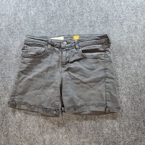 Pilcro Anthropologie Gray Jean Shorts Womens 28